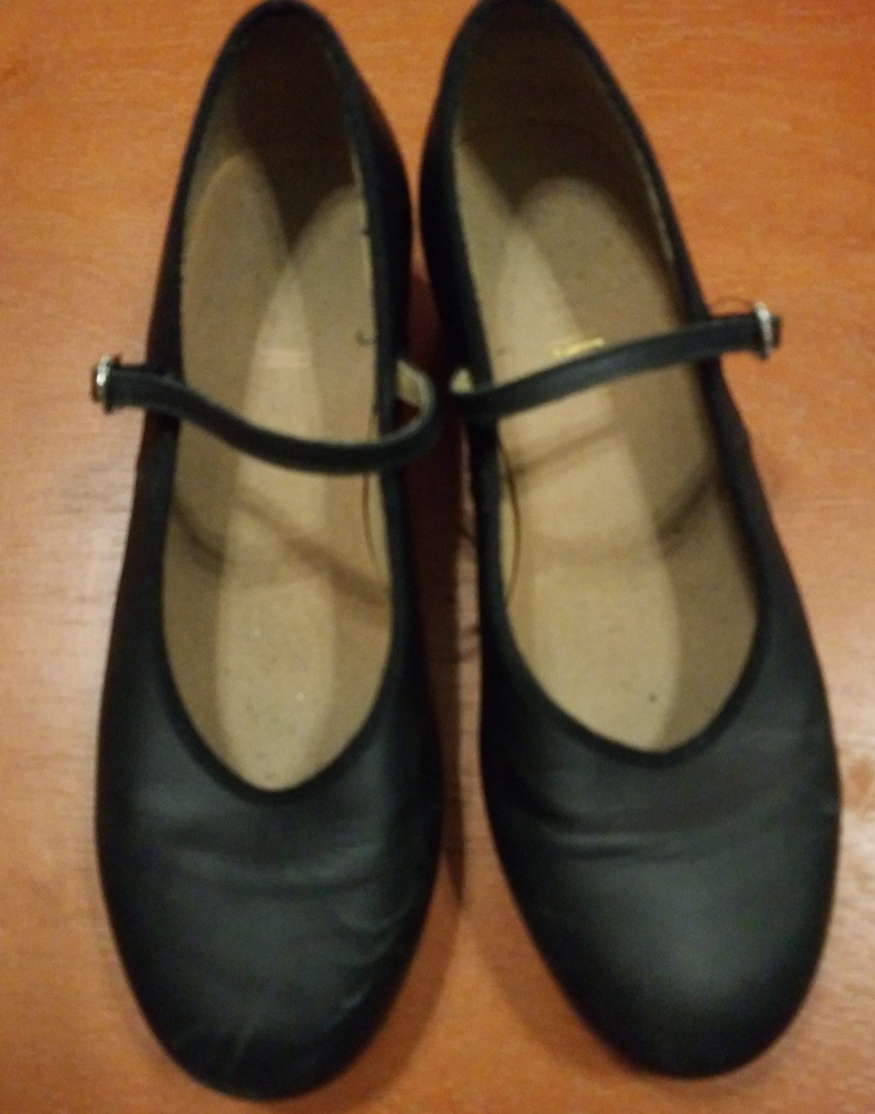 Bloch Techno Tap Shoes Black Size 7.5 M Mary Jane